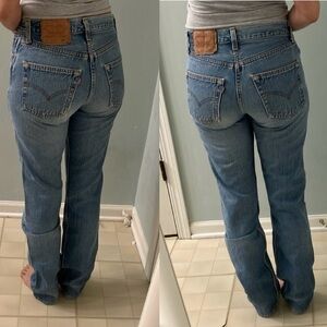 Rare Tiny Size Vintage Levis 501 Jeans Faded Blue Size 24